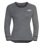 Women's Active Warm Skiundertrøje - Steel Grey Melange - Gumpel & Co
