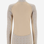 Women's Rose Light Half - Zip Skiundertrøje - Dame - Oat - Gumpel & Co