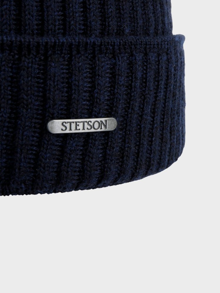 Merino Beanie - Unisex - Navy - Gumpel & Co