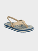 Little Ahi - sandals for children - Blue/Tan Palm