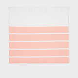 Nissi - Strandhåndklæde - Orange/White - Gumpel & Co