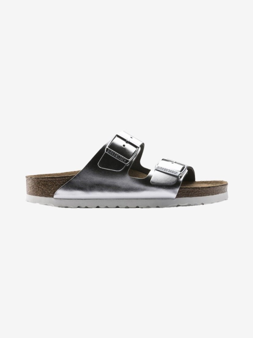 Arizona Sandal Naturlæder - Metallic Silver - Normal - Gumpel & Co