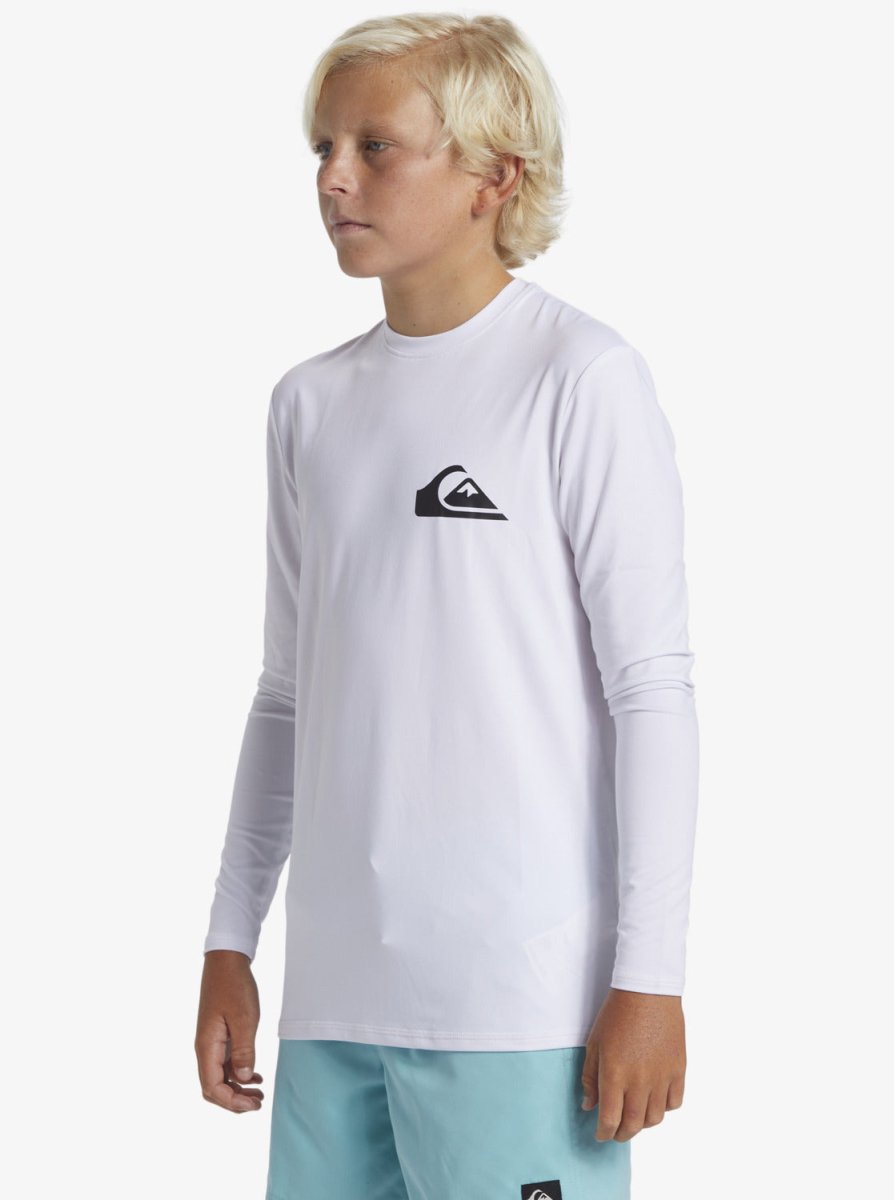 Kids Everyday Long Sleeve UV T-shirt - Børn - White - Gumpel & Co