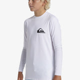 Kids Everyday Long Sleeve UV T-shirt - Børn - White - Gumpel & Co