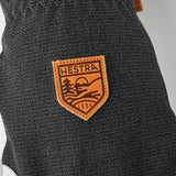 Army Leather Patrol Gauntlet 5 - finger Skihandsker - Unisex - Charcoal - Gumpel & Co