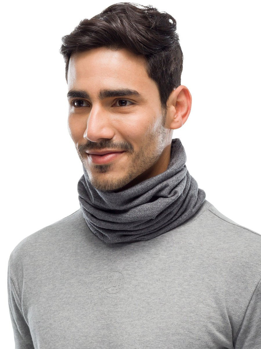 Midweight Merinould Halsedisse - Voksne - Light Grey Melange - Gumpel & Co