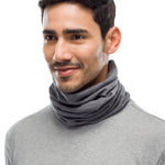 Midweight Merinould Halsedisse - Voksne - Light Grey Melange - Gumpel & Co