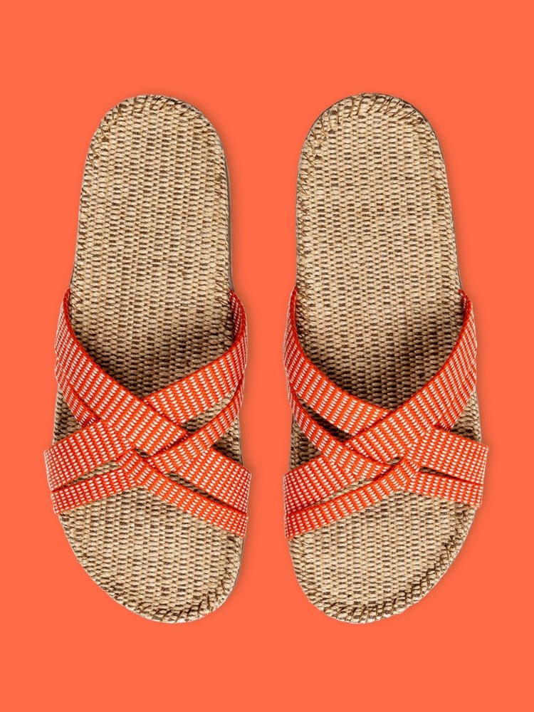 SHANGIES BY STILOV Women #1 Sandal - Sunset Orange
