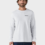 Long Sleeved P 6 Logo Responsibili Tshirt - Herre - Grå - Gumpel & Co