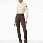 Women's Mira Long Sleeve Striksweater - Dame - Flame (rød) - Gumpel & Co