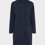 Susan - regnfrakke til damer - Dark Navy - Gumpel & Co