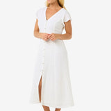 Premium Surf Long Dress - Dame - White - Gumpel & Co