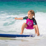 Toddler Reactor II 2mm Back Zip S/S shorty våddragt | Børn | Slate/Berry/Seaglove - Gumpel & Co