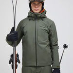 Maroon Insulated 2L Skijakke - Herre - Grøn - Gumpel & Co
