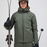 Maroon Insulated 2L Skijakke - Herre - Grøn - Gumpel & Co