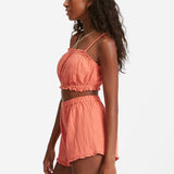 Women's By The Beach Crop Top - Kvinder - Rose Clay - Gumpel & Co