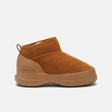 Luna Low Suede Vinterstøvler - Unisex - Cognac - Gumpel & Co