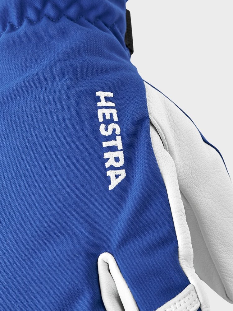 Army Leather Heli 3 - finger Skihandsker - Unisex - Royal Blue - Gumpel & Co