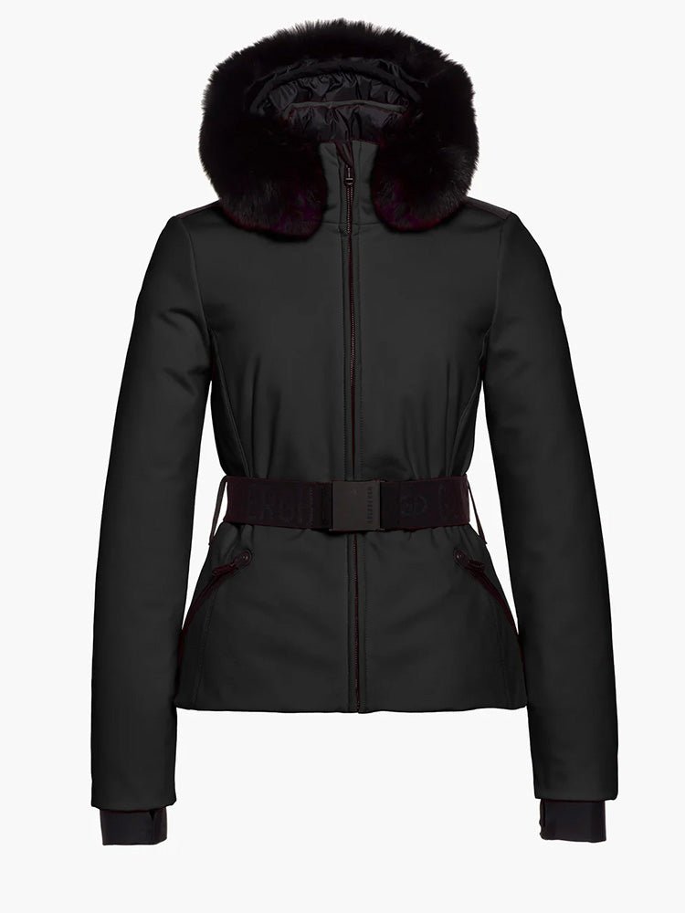 Hida Faux Fur Skijakke - Dame - Black - Gumpel & Co