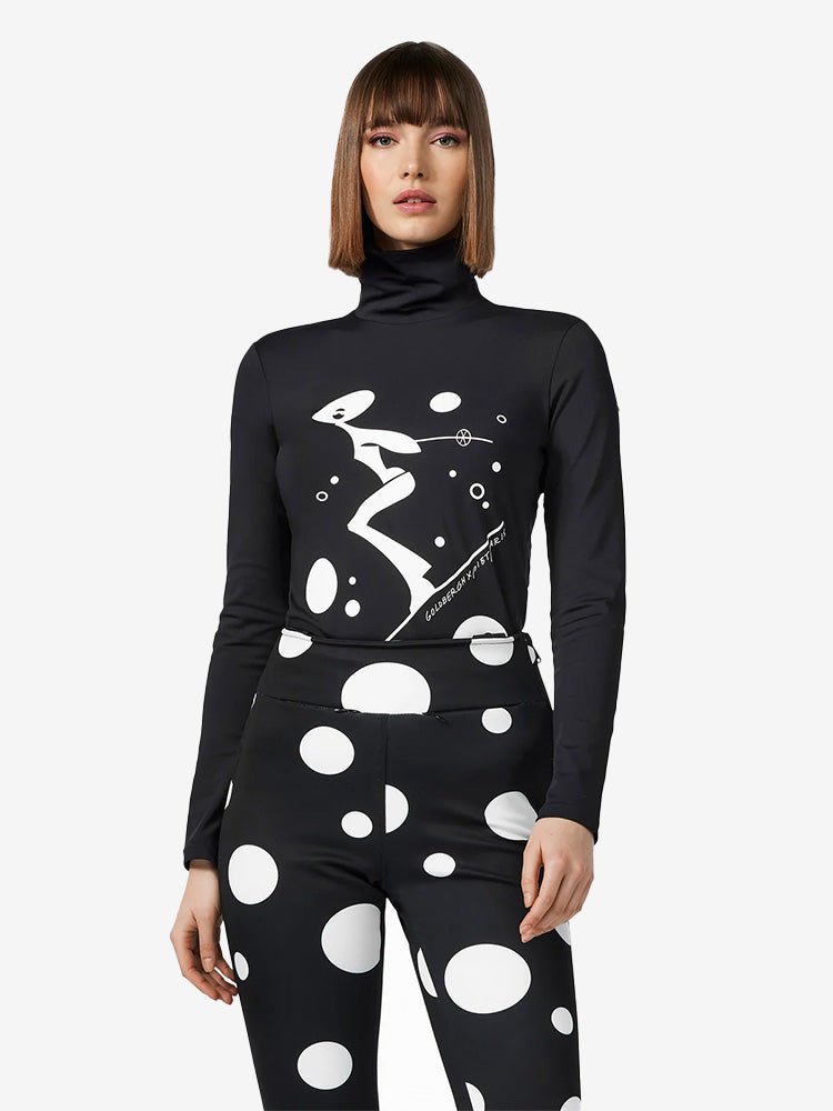 Fatale Long Sleeve Turtleneck - Dame - Black - Gumpel & Co