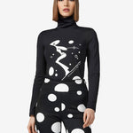 Fatale Long Sleeve Turtleneck - Dame - Black - Gumpel & Co