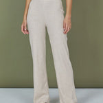 Women's Sweatpants m. Brede ben - Dame - Fog (Beige) - Gumpel & Co
