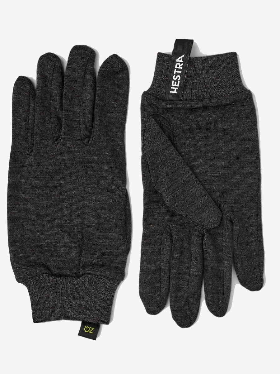 Merino ulds inderhandske - unisex - charcoal - Gumpel & Co