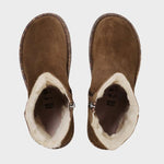 Uppsala Zip Shearling Regular - Womens - Dark Tea - Gumpel & Co