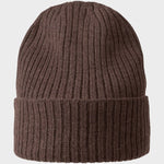 Beanie m. Merino Uld - Unisex - Brown - Gumpel & Co