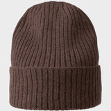 Beanie m. Merino Uld - Unisex - Brown - Gumpel & Co