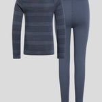 Kid's Active Warm Base Layer Skiundertøjssæt - Børn - Børn - India Ink/Folkstone - Gumpel & Co