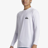 Men's Everyday Surf Long Sleeve UV T-shirt - Herre - White - Gumpel & Co