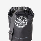 Rip Curl Surf Series 20L Barrel Bag - Black/Grey