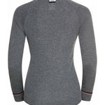 Women's Active Warm Skiundertrøje - Steel Grey Melange - Gumpel & Co