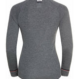 Women's Active Warm Skiundertrøje - Steel Grey Melange - Gumpel & Co