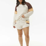 Women's Block Party Track Shorts - Dame - Oatmeal Marle - Gumpel & Co