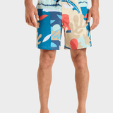 Surfsilk - Badebukser til mænd - Khaki Abstractom - Gumpel & Co