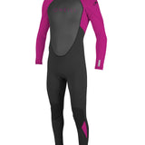 Youth Reactor II 3/2mm Back Zip Full våddragt | Børn | Black/Berry - Gumpel & Co