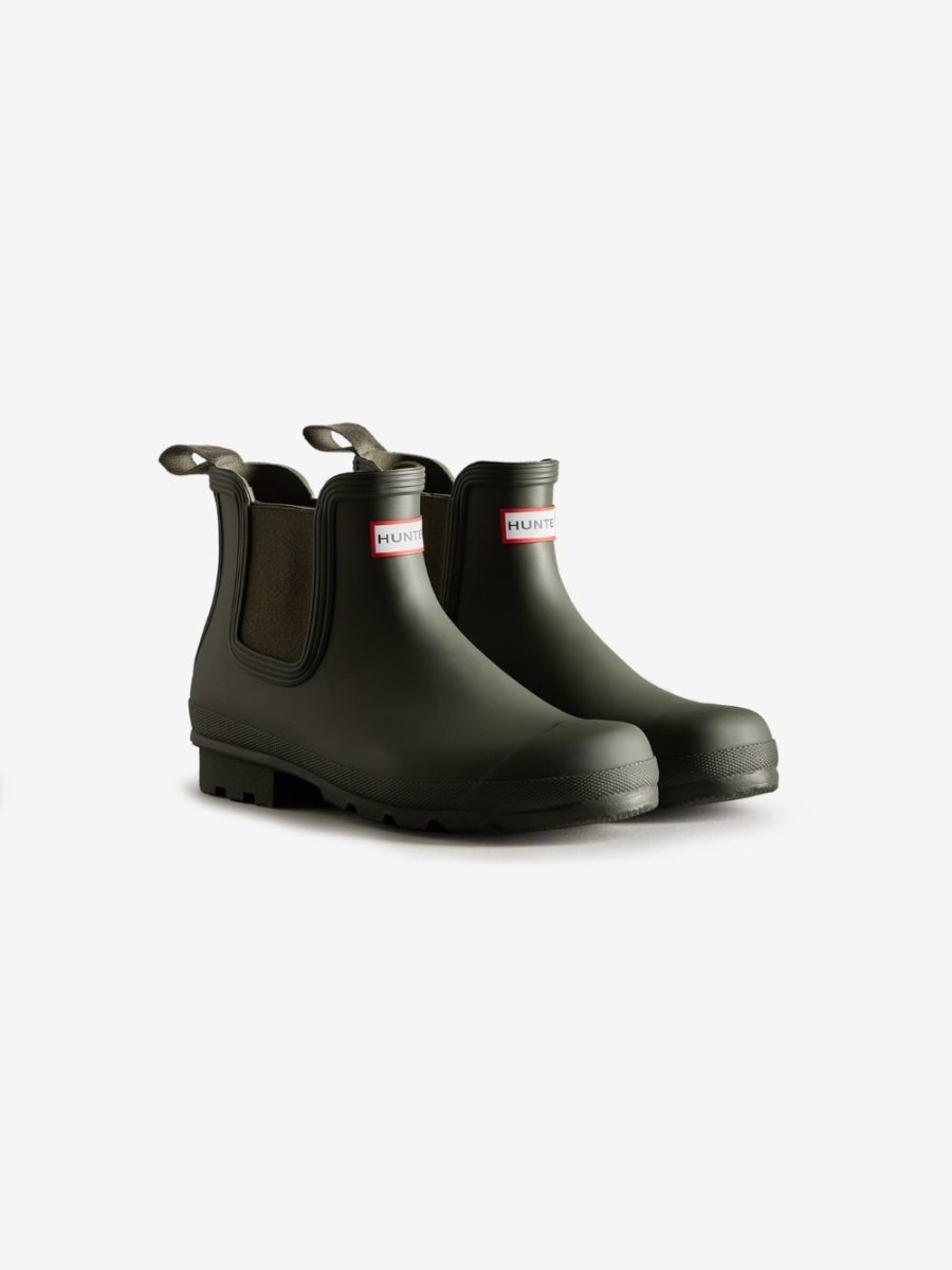 Orginale Chelsea Boots - Herre Gummistøvler - Dark Olive - Gumpel & Co