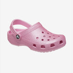 Toddler Classic Glitter Clog - Pink Tweed Glitter - Gumpel & Co