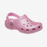 Toddler Classic Glitter Clog - Pink Tweed Glitter - Gumpel & Co