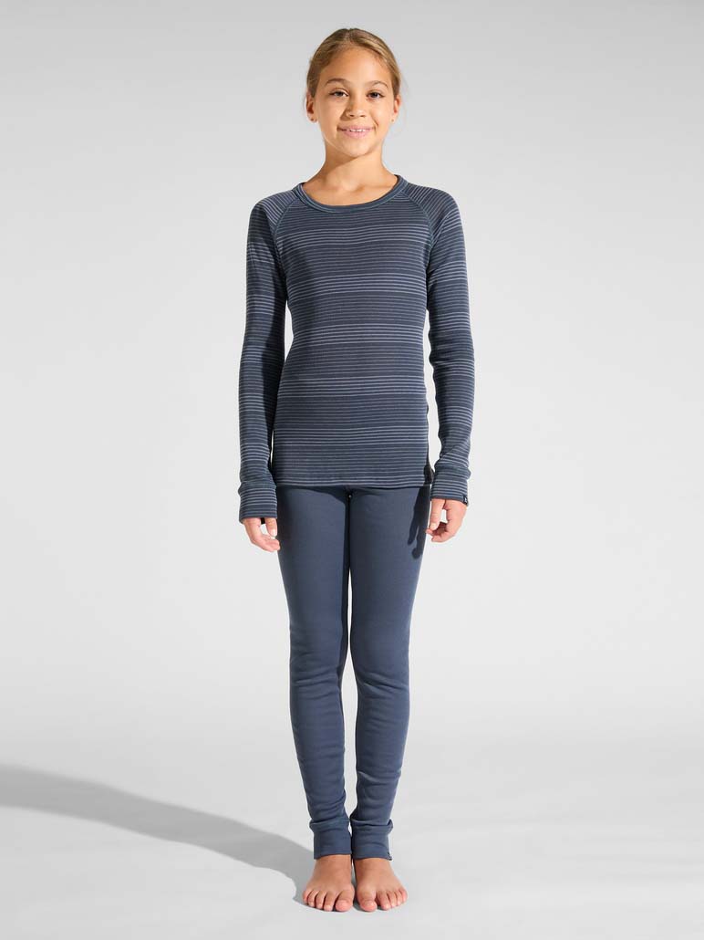 Kid's Active Warm Base Layer Skiundertøjssæt - Børn - Børn - India Ink/Folkstone - Gumpel & Co