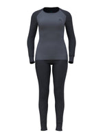Women's Active Warm Ski Underwear Set - India Ink/Gray