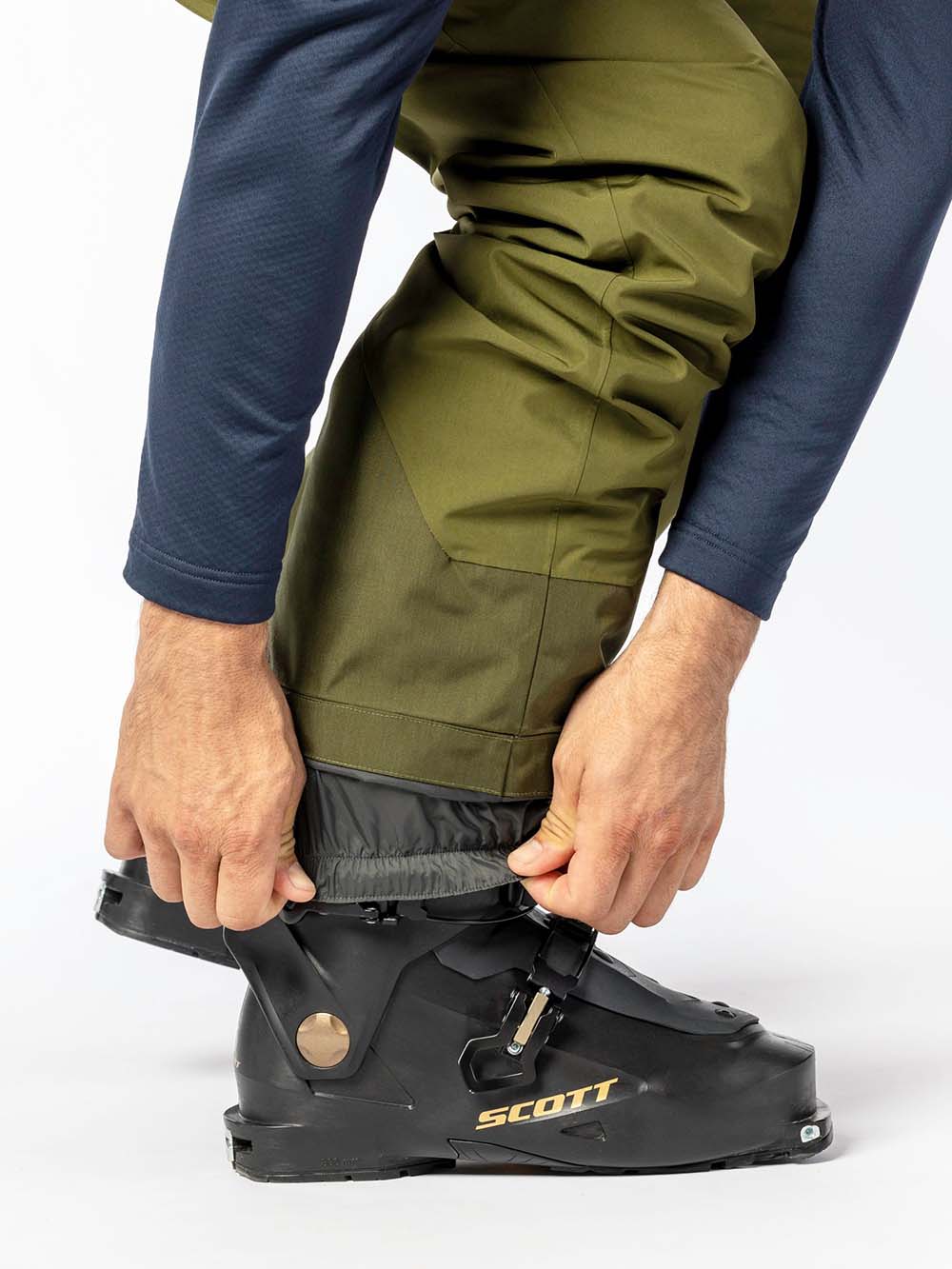 Men's Vertic Gore - Tex 2L Skibukser - Herre - Fir Green/Dark Blue - Gumpel & Co