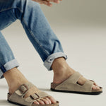 Arizona Ruskindssandaler - Unisex - Taupe - Normal - Gumpel & Co