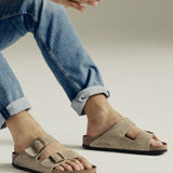 Arizona Ruskindssandaler - Unisex - Taupe - Normal - Gumpel & Co