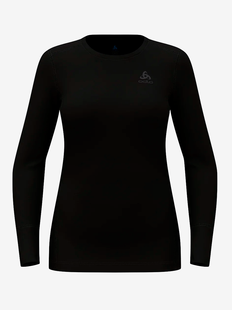 Womens Natural Merinould 260g/m2 Skiundertrøje - Black - Gumpel & Co