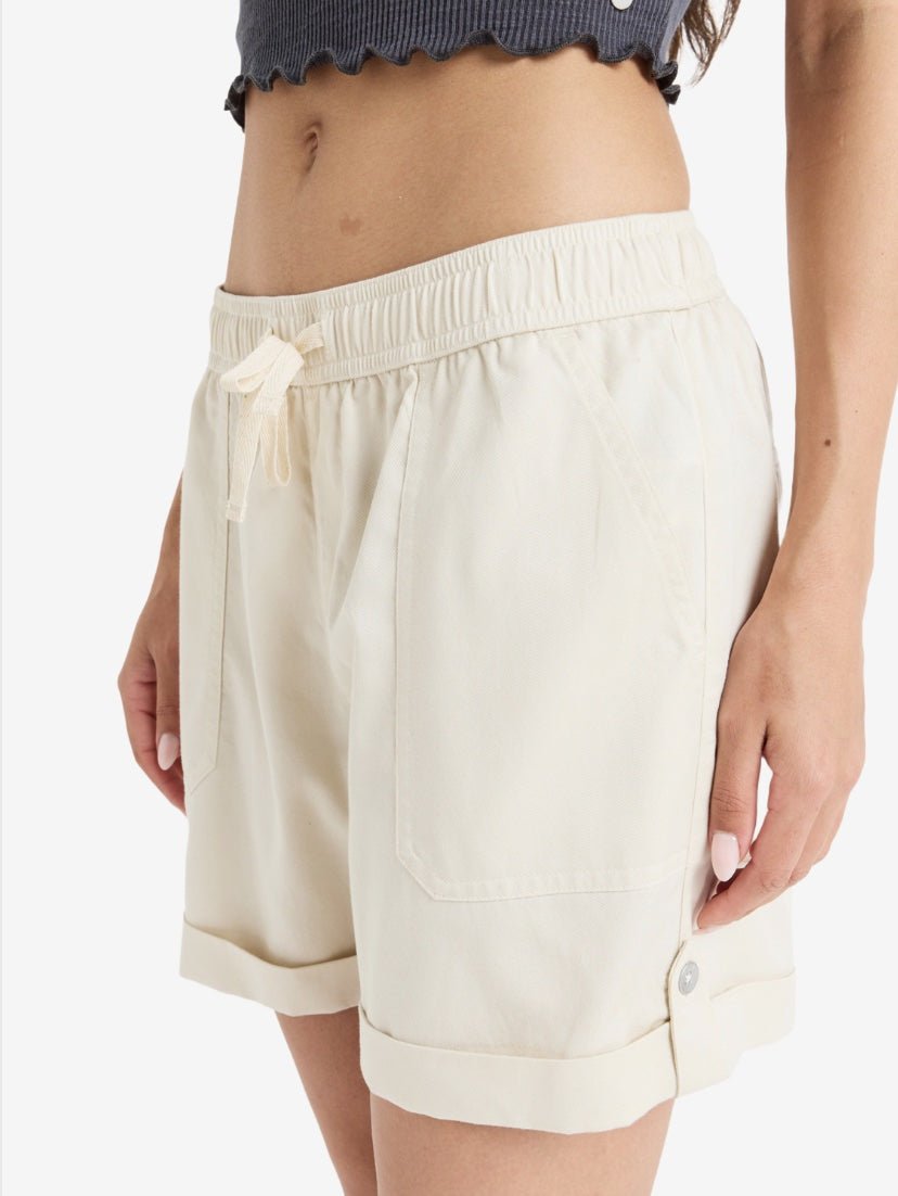 Sweetest Day - Casual Shorts for Women - Egret - Gumpel & Co