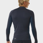 Dawn Patrol UV Long Sleeve Rash Guard - Mænd - Navy Marle - Gumpel & Co