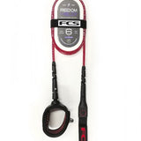 6' Freedom Helix All Round Leash - Fire Red - Gumpel & Co